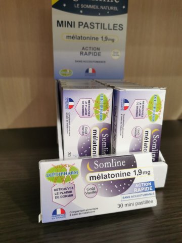 Mini pastilles de mélatonine à la Motte d'Aveillans 