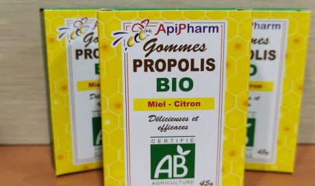 Gommes au propolis à la Pharmacie de la Pierre Percée